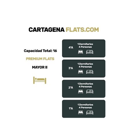 Cartagenaflats, Apartamentos Calle Mayor Ii, Premium Flats City Center المظهر الخارجي الصورة